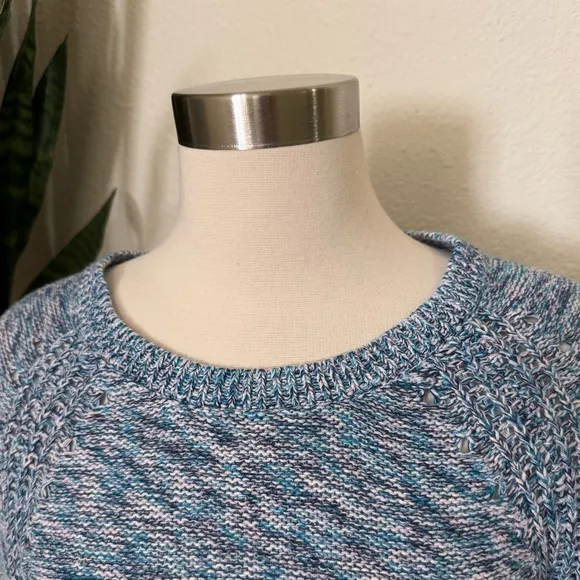 GAP Marled Knit Sweater Soft Cotton Blend Cozy Everyday neutral large‎ - Image 6