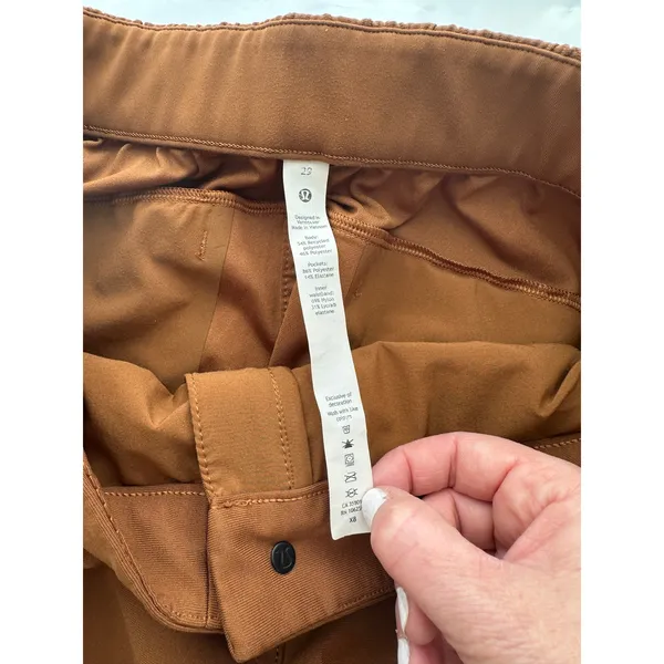 Lululemon Warpstreme High-Rise 7/8 Jogger Copper Brown Size 29 - Image 5