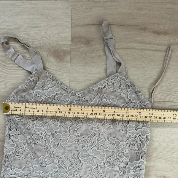 Free People Sweetheart Coquette Lace Fit & Flare Sleeveless‎ Party Cocktail - Image 3