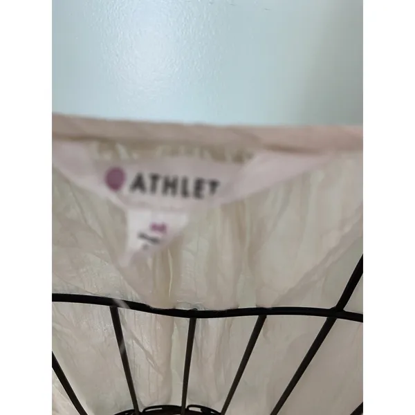 Athleta Mariana Tunic Sandcastle Cotton Beaded Sequined Size M‎ - Image 5