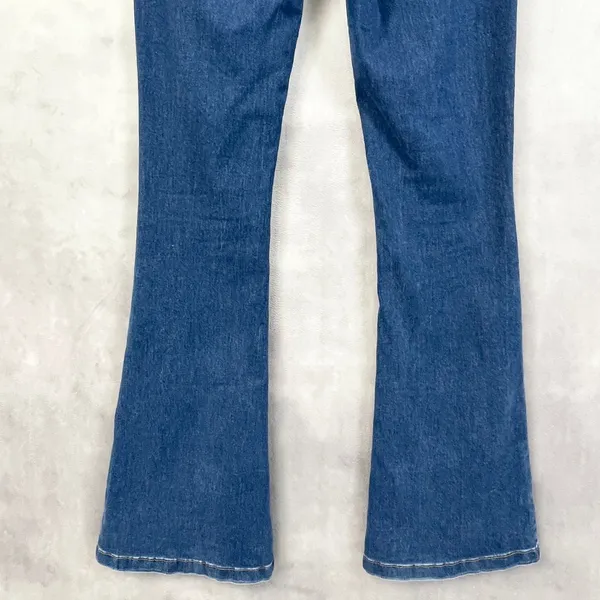 Tinsel Women Jeans 27 Flare Bootcut Stretch Denim Y2K Retro 70s Festival‎ Indie - Image 5