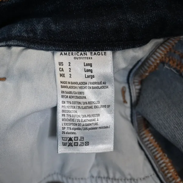 American Eagle Womens 2 Long Next Level Stretch Curvy High Rise Jegging - Image 11