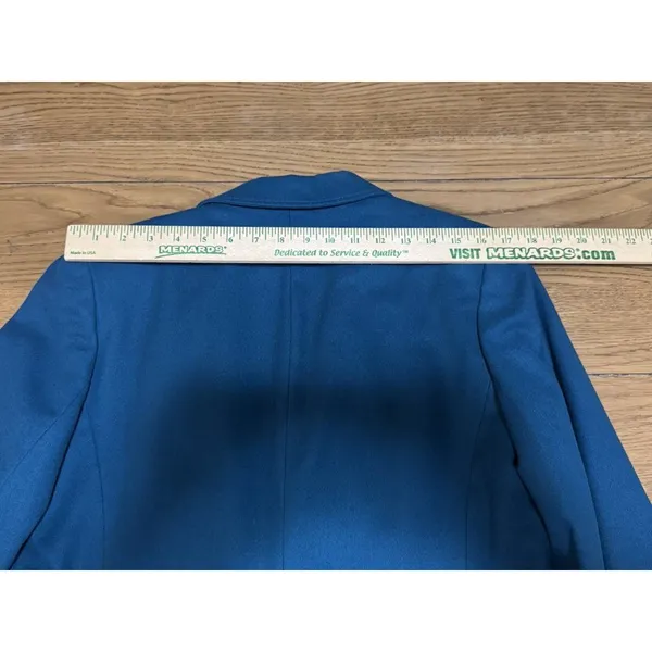 PENDELTON Blazer Jacket Women Size 12 Blue‎ 100% Virgin Wool Made In USA Vintage - Image 14
