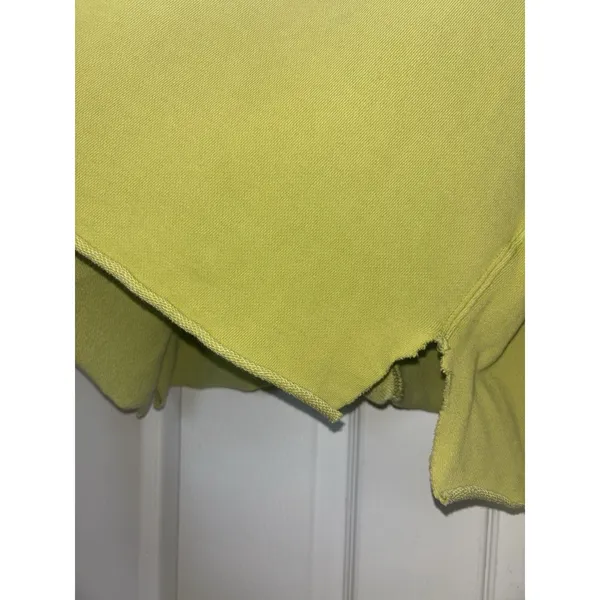 Aerie Chartreuse Staying Kind Feeling Cool Oversized Crewneck Sweatshirt Large - Image 7