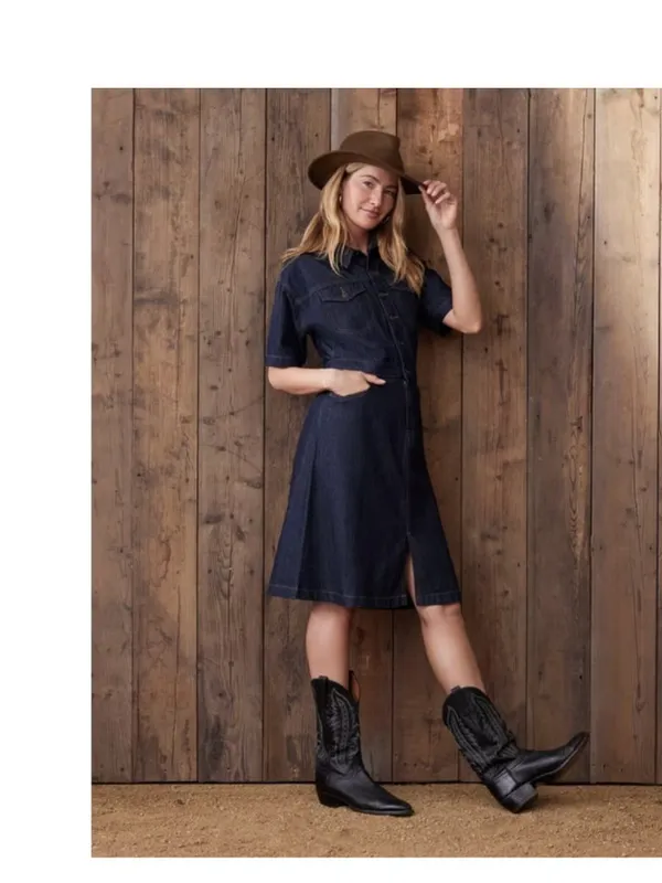 Levi's Levi Strauss Signature Vintage '95 desert rain wash shirtdress IN Desert Rain L - Image 2