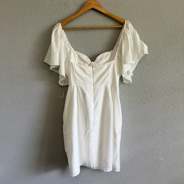 Selfie Leslie Aphrodite Molded Bust‎ Angel Sleeve Wrap Dress Size XXL NWT - Image 6