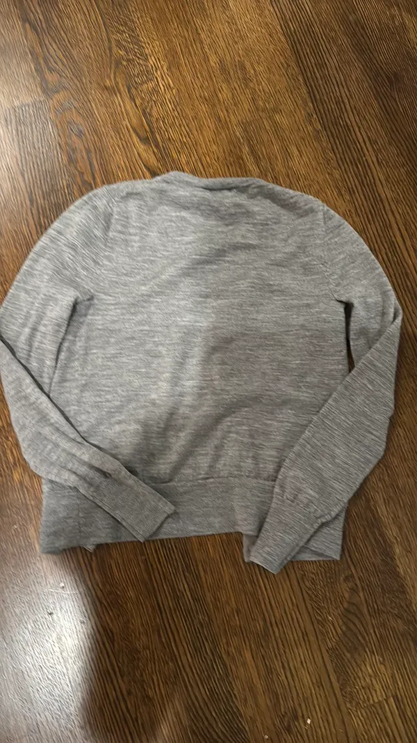 J. Crew Gray Gold Cardigan - Image 5