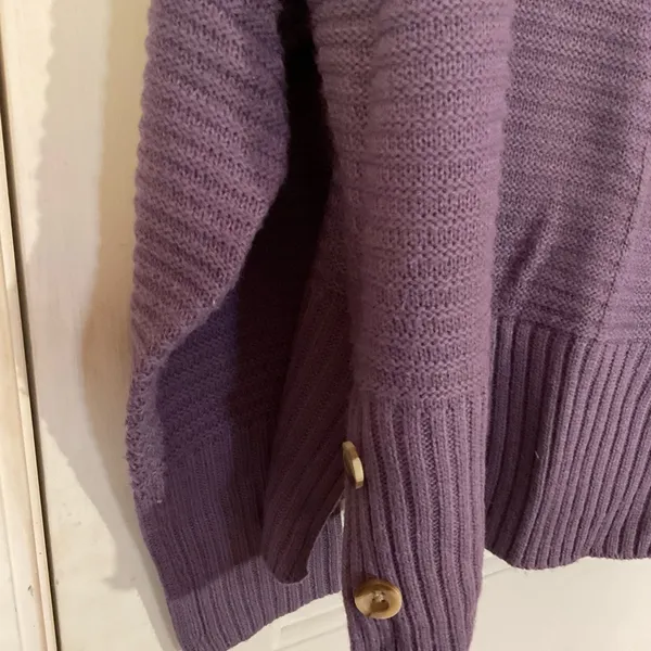 Alison Andrews Purple Mock Neck... SZM - Image 3
