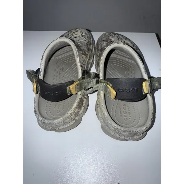 Crocs Kids Clogs‎ – Size J 13 – Realtree Camouflage Slip-On Shoes N - Image 3