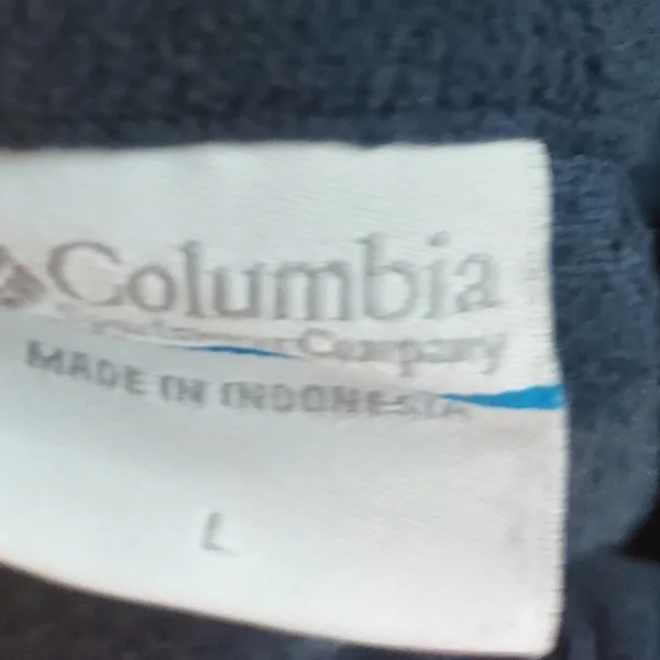 Columbia Blue Zip Front Jacket - Image 8
