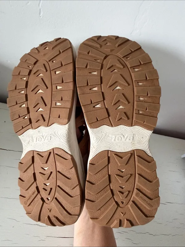 Teva Outflow CT Shoes Women’s 7.5 Brown Pink Closed Toe Water Hiking Sandals - Image 6