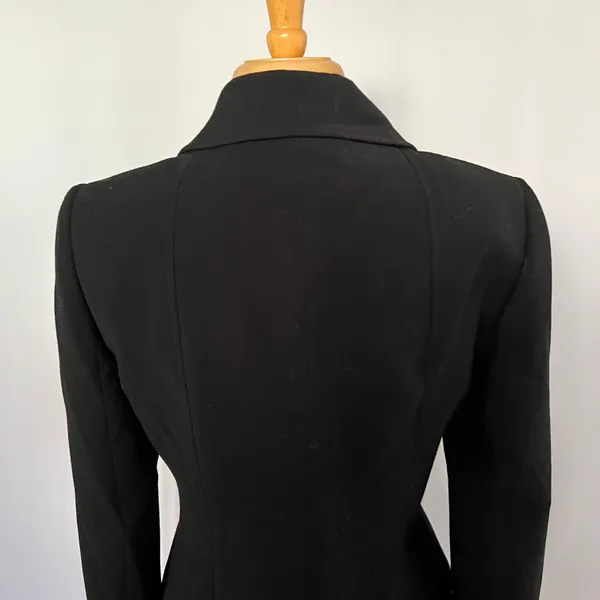 Arthur S Levine Black Belted Jacket Blazer - Image 5