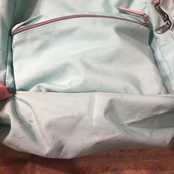 jansport | light blue backpack book bag - Image 2