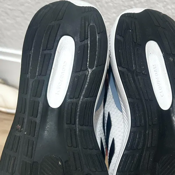 Adidas White and Black Athletic Shoes - Image 5