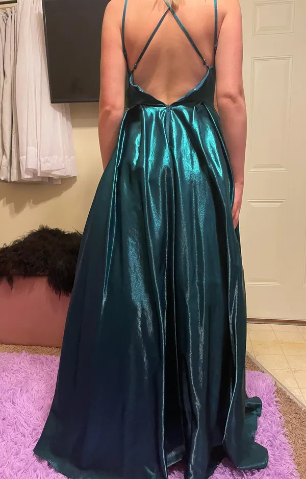 Green Prom Dress - Image 3