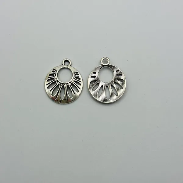 Silver sun ray Earrings - Image 7