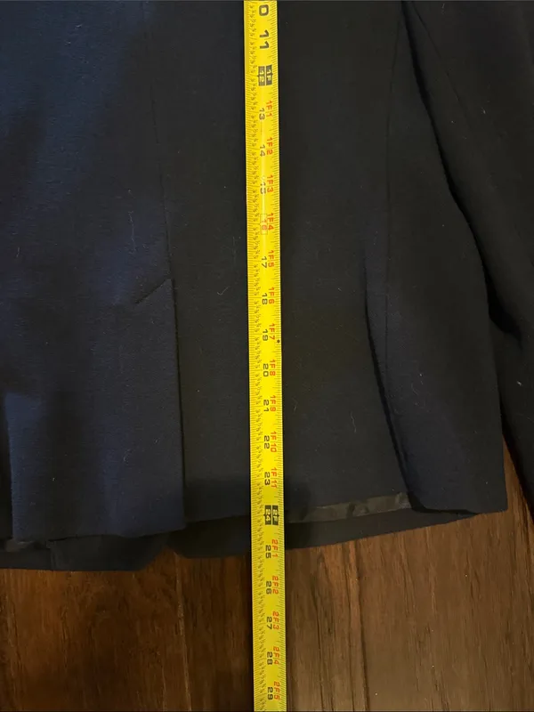 Jones New York Navy Three-Button Wool Blend Blazer Size 8 - Image 5
