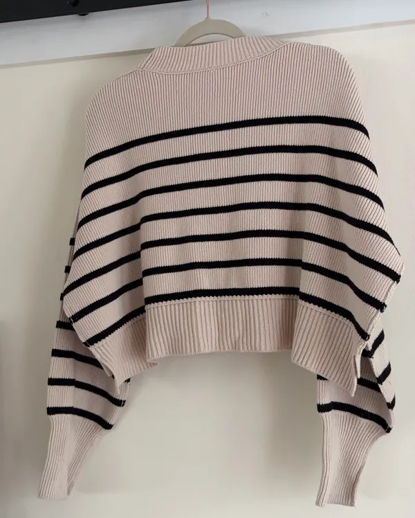 Free People Crop Easy Street Sweater striped - Image 2