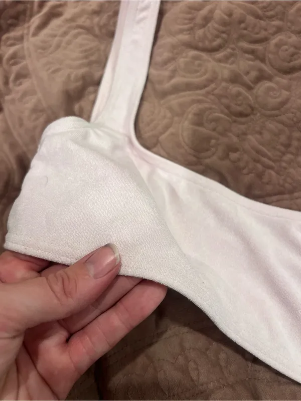 Everyday Light Pink Scoop Bralette - Soft Support Tank Style - Image 3