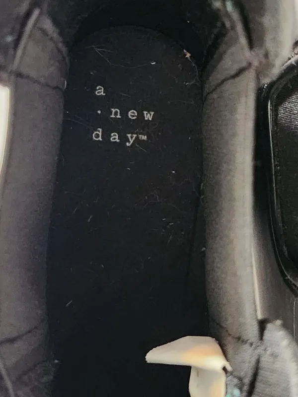 A New Day Black Chelsea Rain Boots Pull-On Size 9 - Image 10