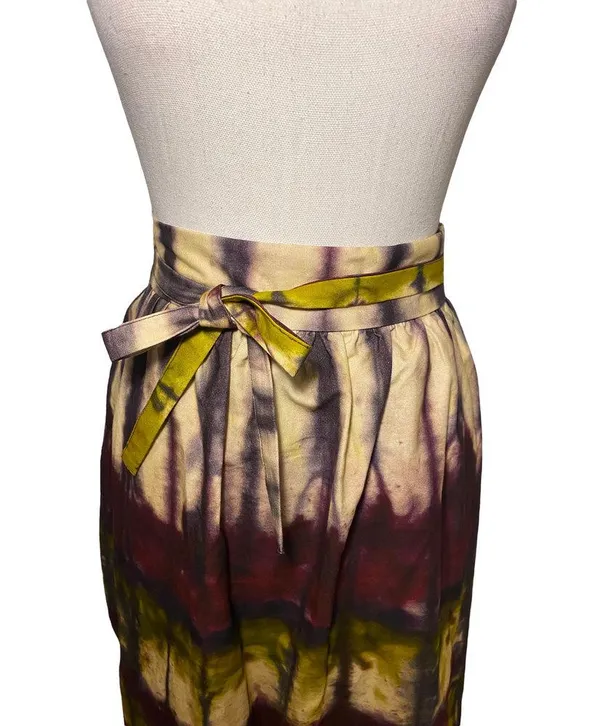 NWT Anthropologie Tiny Heidi Tie Dye Midi Wrap Skirt, Size XS - Image 4