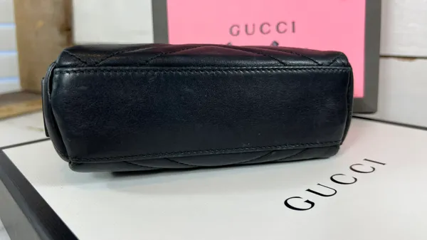 Gucci Calfskin Matelasse GG Marmont Cosmetic Case - Image 6
