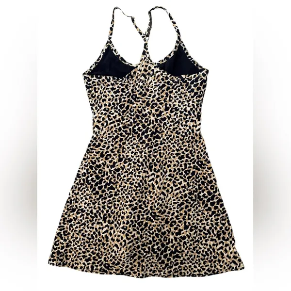 Outdoor Voices The Exercise Dress NEW Version Leopard Print Tennis Running XS - Image 9
