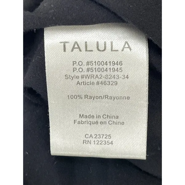 Talula Women's Black Sleeveless V Neck Cami Camisole Mini Flare A Line Dress 4 - Image 4