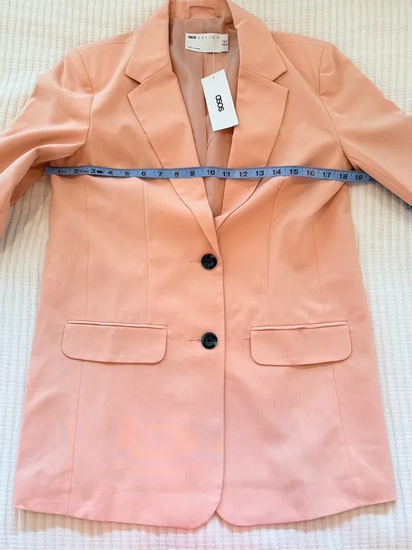 ASOS Blush Pink Tailored Blazer - Image 9