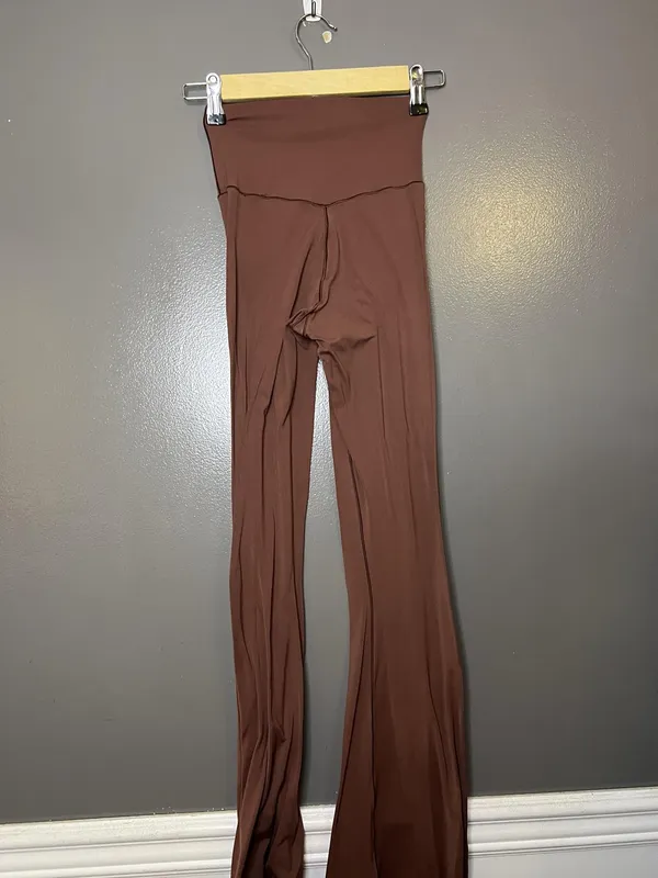 OFFLINE By Aerie Leggings Womens Small Real Me Hi Rise Flare Ankle Yoga Pants - Image 4