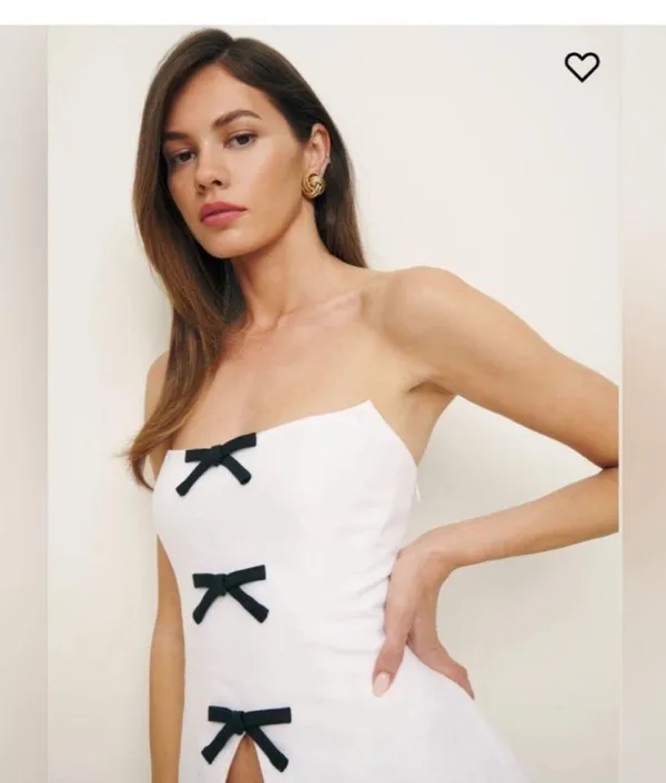 Reformation New Aspen Linen Tank Vest - Image 5
