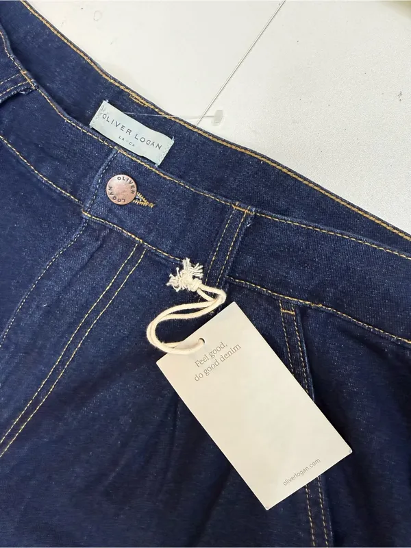 Oliver Logan Dark Blue Wide-Leg Women’s Jeans size 29 - Image 5