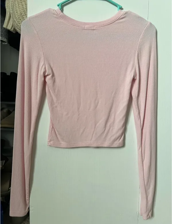 Garage Long Sleeve Ribbed Top - Image 2