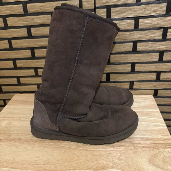 UGG Classic Tall‎ Chocolate Boots Size 7 - Image 2