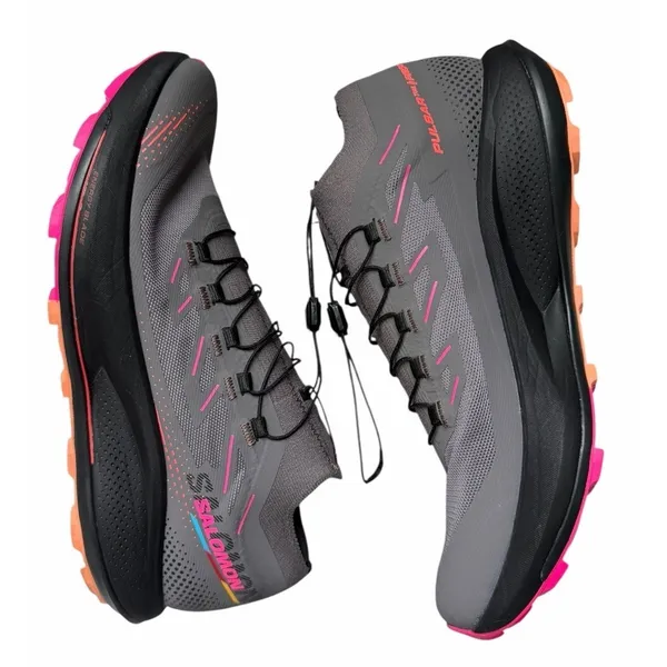 Salomon‎ Pulsar Trail PRO 2 Shoes Plum Kitten/Black/Pink Glow Women's Size 9.5 - Image 6