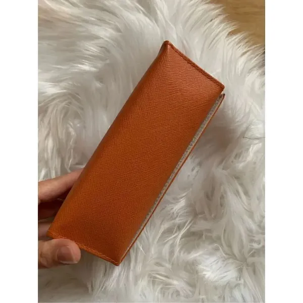 Tory Burch orange sunglasses case - Image 5