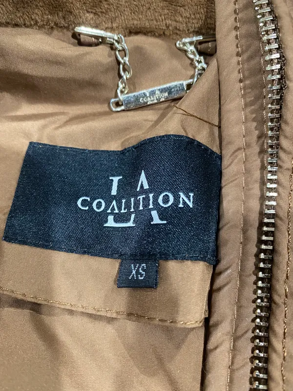 brown coat Size XS - Image 3