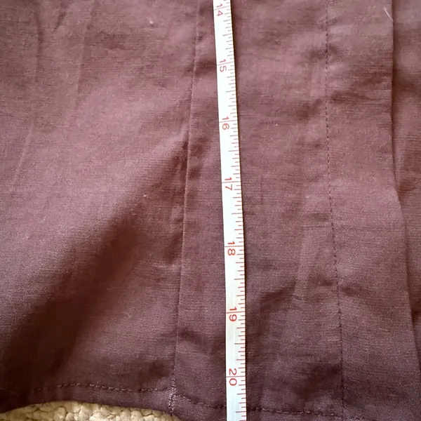 NWT Retro Stage Brown Women's button down Size 4 - Image 6