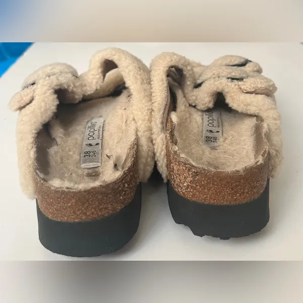 Birkenstock Papillio Arizona Big Buckle Teddy Shearling sandal 38/7 - Image 7