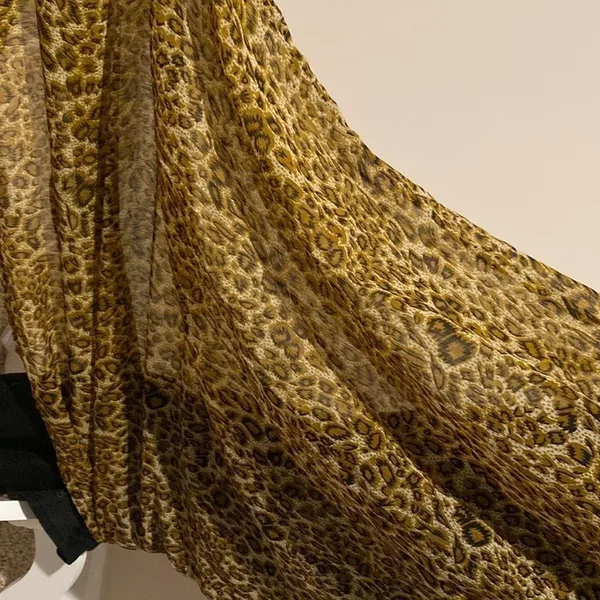 90’s vintage cheetah print maxi dress - Image 9