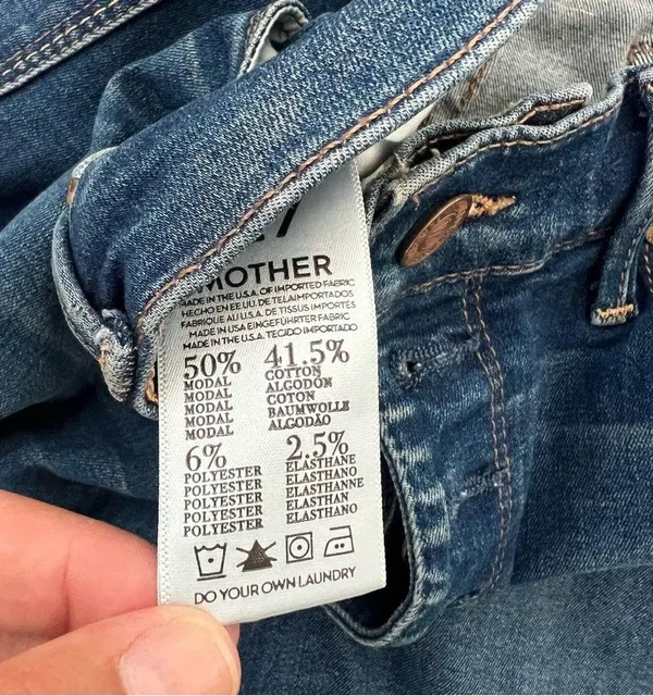 Mother Denim Pixie Runaway in the sun don't shine forever Size 27 (Flawed) - Image 2
