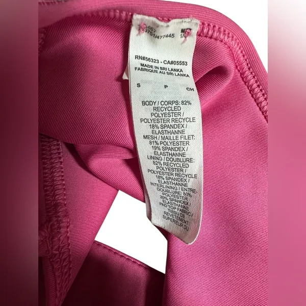 Nike Air Pink‎ All-Over Print Sports Bra Size S - Image 7