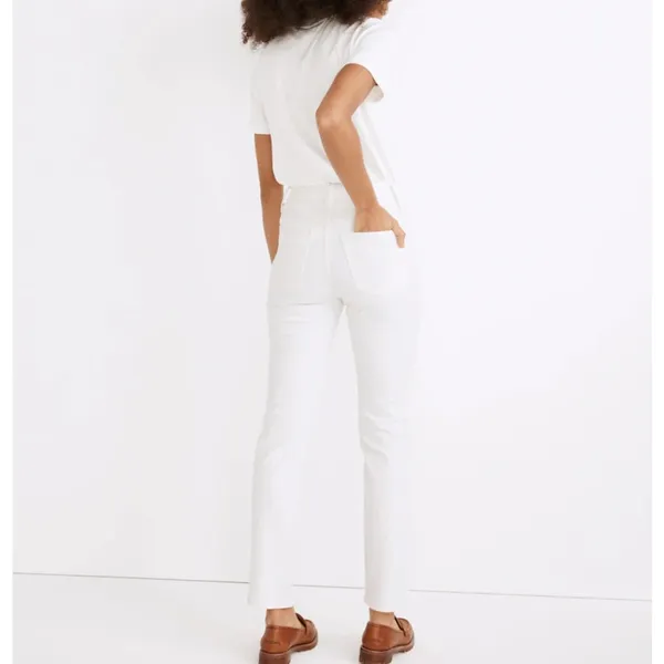 NWT Madewell The Perfect‎ Vintage Jeans in Tile White ND501 - Image 14