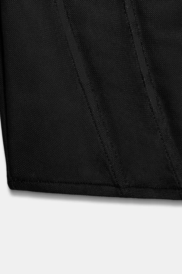 BNWT Zara Black Asymmetric Draped Bell Sleeve Tulle Top - Image 5