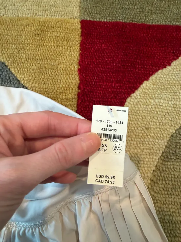 NWT Offline by Aerie Real Good Athletic Shorts Flowy Pleated Beige Size XS - Image 3