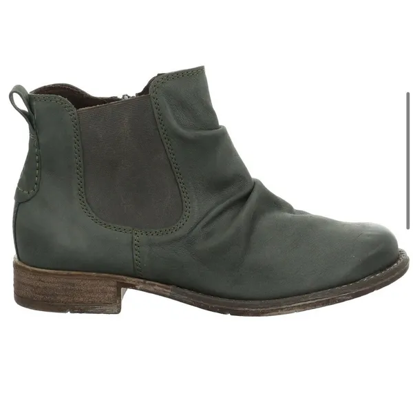 Josef Seibel Sienna 59 Neaty Oil Tanne Olive Size‎ 37 US 6-6.5 Boho Leather - Image 7