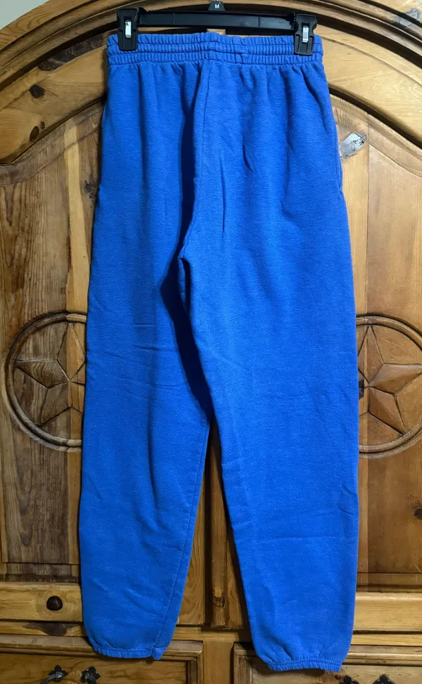 Fruit of the Loom Blue vintage 90s cotton sweatpants - Image 2