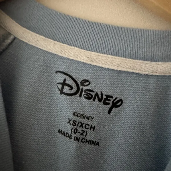Disney Stitch Blue and White Short‎ Sleeve Top - Image 5