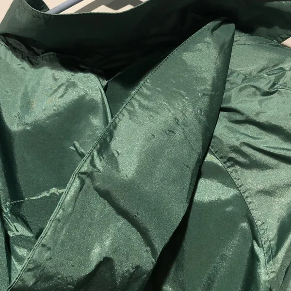 Vintage Ashton Cove Green Lightweight Trench Coat - Image 8