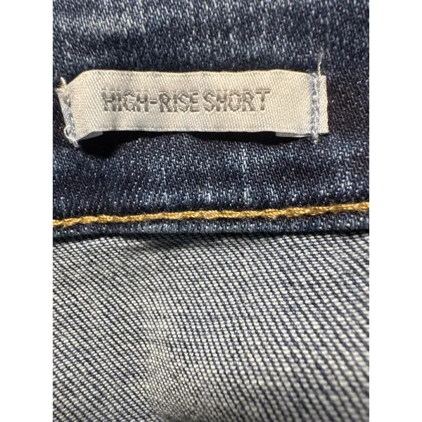 True Craft Denim‎ Shorts High-Rise Distressed Blue Wash Plus Size 18W - Image 11